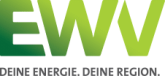 Logo der EWV mit Unterschrift "Deine Energie. Deine Region."