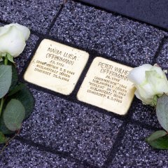 Die Stolpersteine für Maria und Peter Offermann