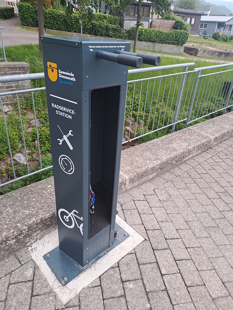 Radservicestation von vorne