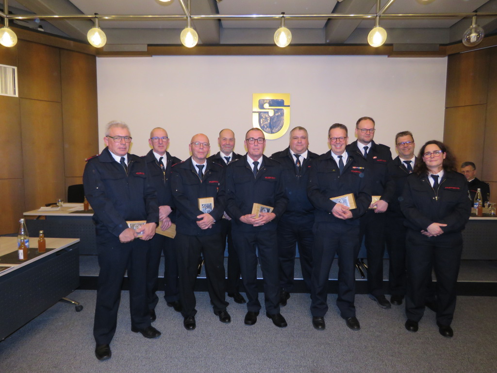 Gruppenfoto Überstellte in die Alters- und Ehrenabteilung