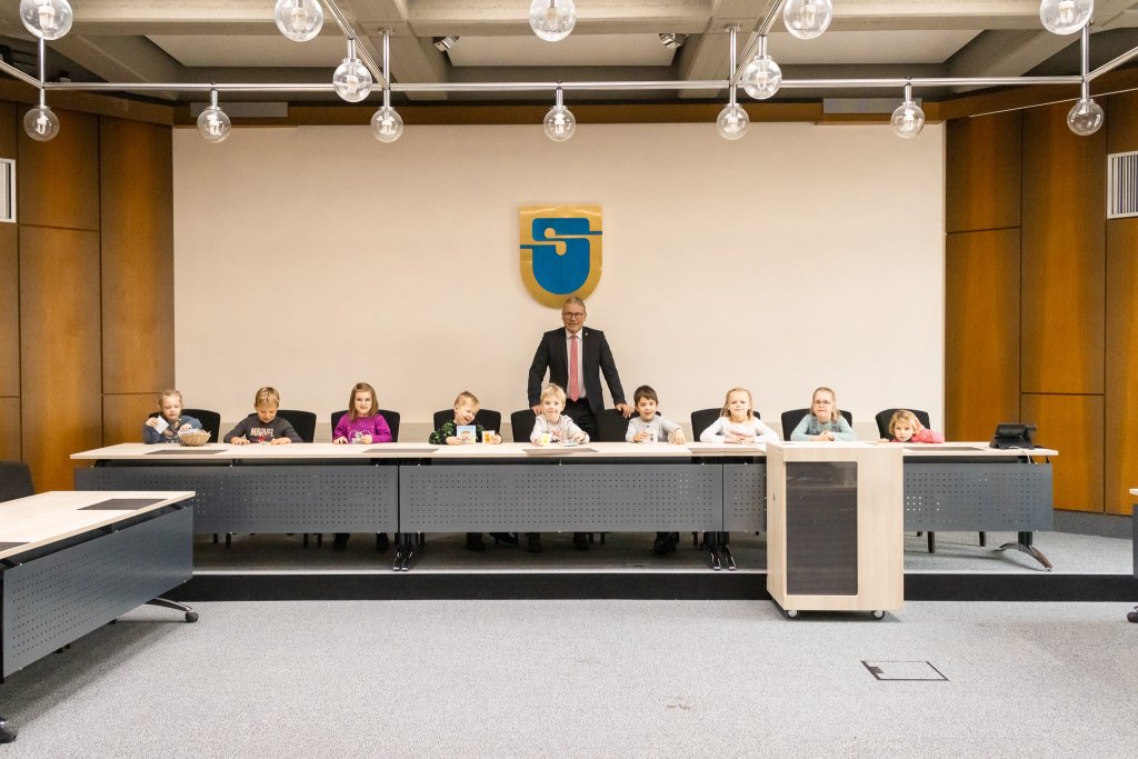 Kindergartenbesuch im Rathaus