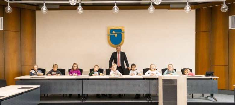 Kindergartenbesuch im Rathaus