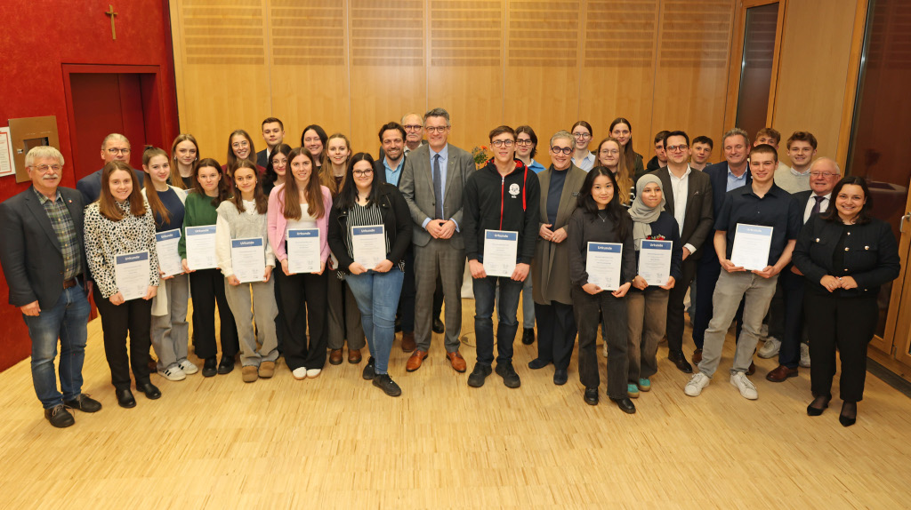 Gruppenfoto der Stipendiatinnen und Stipendiaten