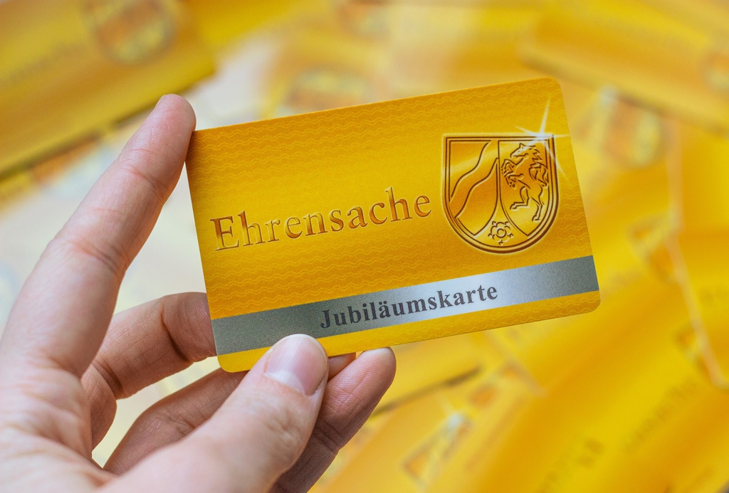 Jubiläums-Ehrenamtskarte