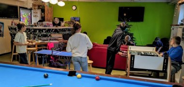 Kinder im Jugendcafé
