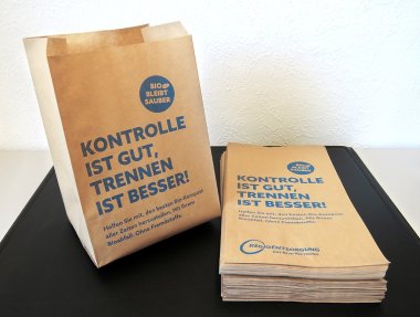 Kraftpapiertüten zur Entsorgung des Bioabfalls