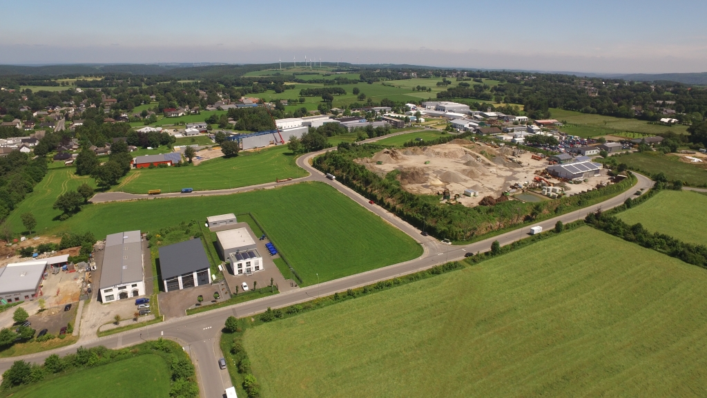 Luftaufnahme Gewerbegebiet Rollesbroich