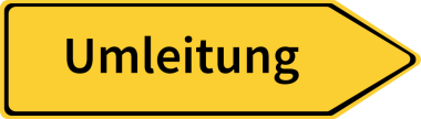 Grafik Umleitungsschild