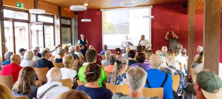 Volles Heilsteinhaus