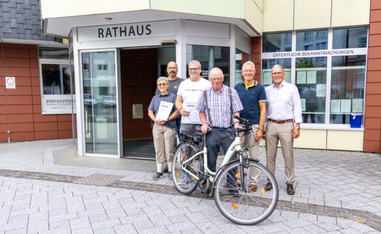 Gruppenfoto Siegerehrung Stadtradeln 2026