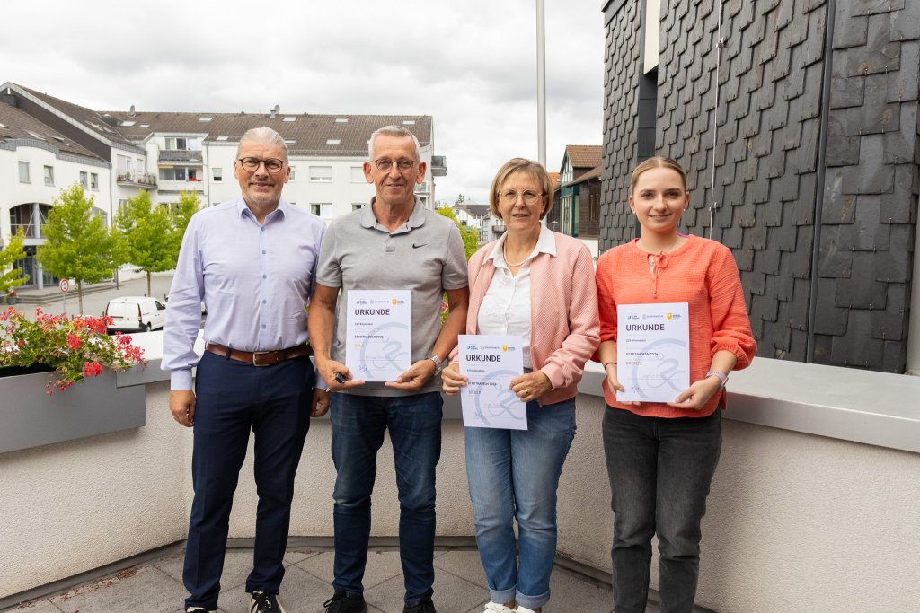 Gruppenfoto von der Siegerehrung