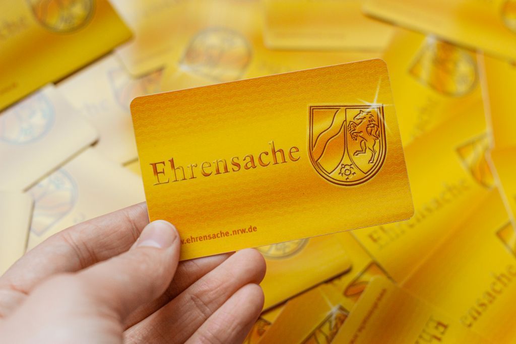 Abbildung einer Ehrenamtskarte