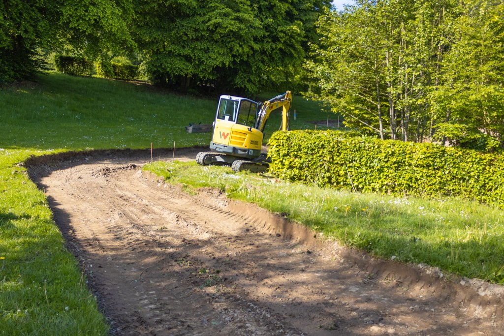 Baubeginn Wildkatzenpfad