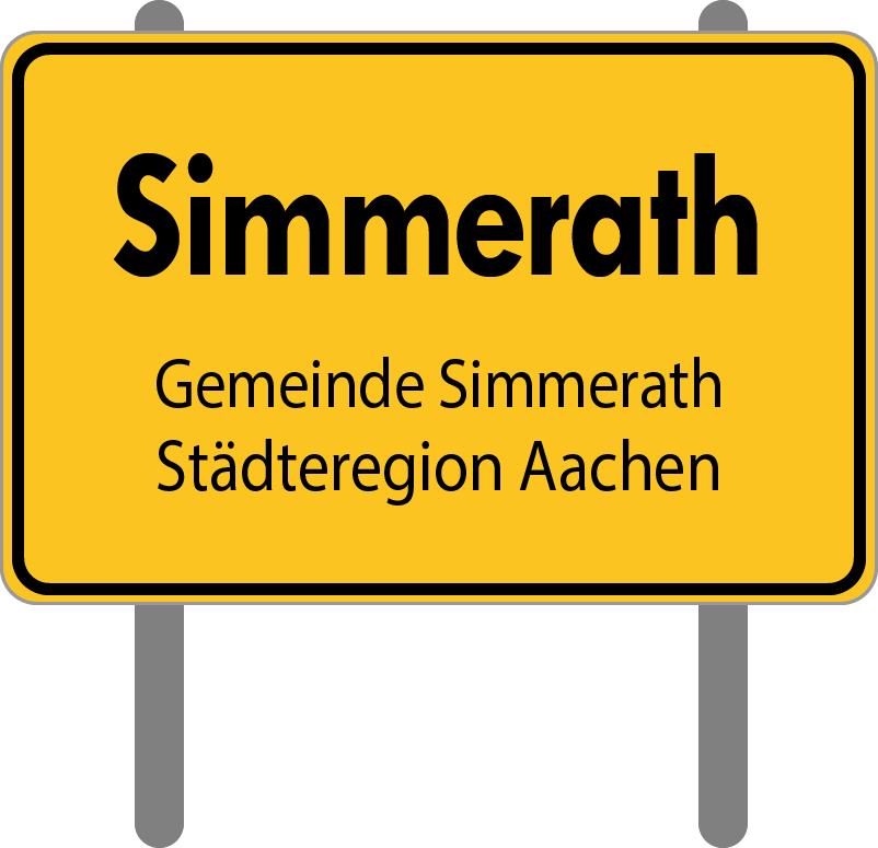 Ortsschild Simmerath