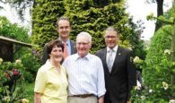 Eheleute Löhrer mit Stefan Haas und Bernd Goffart
