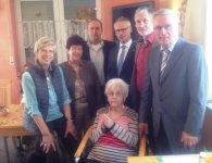 Anna Maria Rieck, Karl-Heinz Hermanns, Franz-Josef Hammelstein, FamilieAnna Maria Rieck mit Karl-Heinz Hermanns, Franz-Josef Hammelstein und Famiilenangehörigennangehörige