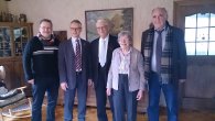 v.l.n.r. Kurt Bongard, Karl-Heinz Hermanns, Eheleute Charlier