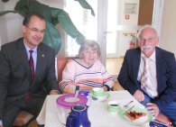 v.l.n.r.: Stefan Haas, Amalia Bettin, Norbert Brewer