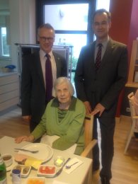 v.l.n.r.: Karl-Heinz Hermanns, Elisabeth Steffens, Stefan Haas