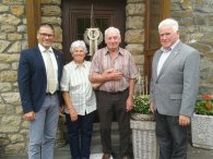 v.l.n.r.: Bernd Goffart, Eheleute Breidenich, Ulrich Offermann