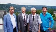 v.l.n.r.: Bruno Nellessen, Karl-Heinz Hermanns, Johann Lutterbach, Sander Lutterbach