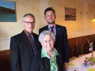 v.l.n.r. Karl-Heinz Hermanns, Lidwina Schütt, Marc Topp