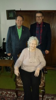 v.l.n.r.: Günter Scheidt, Regina Simon, Bernd Goffart