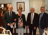 v.l.n.r.: Christoph Poschen, Eheleute Gerads, Karl-Heinz Hermanns