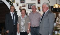 v.l.n.r.: Karl-Heinz Hermanns, Maria Margareta und Friedrich Krämer, Ulrich Offermann