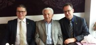 90. Geburtstag Erich Hilgers v.l.n.r.: Bernd Goffart, Erich Hilgers, Stefan Haas