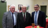 90. Geburtstag Josef Groß v.l.n.r.: Ulrich Offermann, Josef Groß, Bernd Goffart