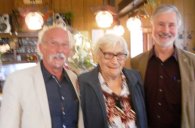 90. Geburtstag Luzie Kellner v.l.n.r.: Norbert Brewer, Luzie Kellner, Franz-Josef Hammelstein