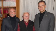 90. Geburtstag Manfred Handke v.l.n.r.: Norbert Brewer, Manfred Handke, Stefan Haas