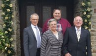 Goldhochzeit Guido und Maria Margareta Haas vorne: Maria Margareta u. Guido Haas, hinten: Karl-Heinz Hermanns u. Gerhard Schmitz