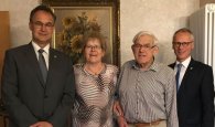 v.l.n.r.: Stefan Haas, Eheleute Hermanns, Karl-Heinz Hermanns