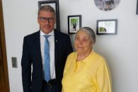 90. Geburtstag Karl Nießen Bernd Goffart und Karl Nießen