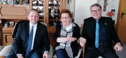 v.l.n.r.: Sascha Schmitz, Elfriede Herbst, Bernd Goffart