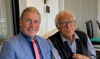 90. Geburtstag Ernst Johnen v. l. n. r.: Bernd Goffart, Ernst Johnen