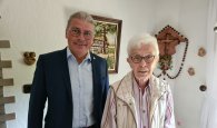 90. Geburtstag Klara Kaulard Bernd Goffart und Klara Kaulard
