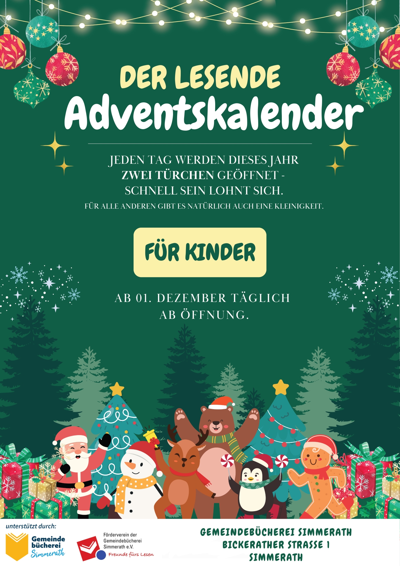 Grafische Darstellung des Textes als Plakat