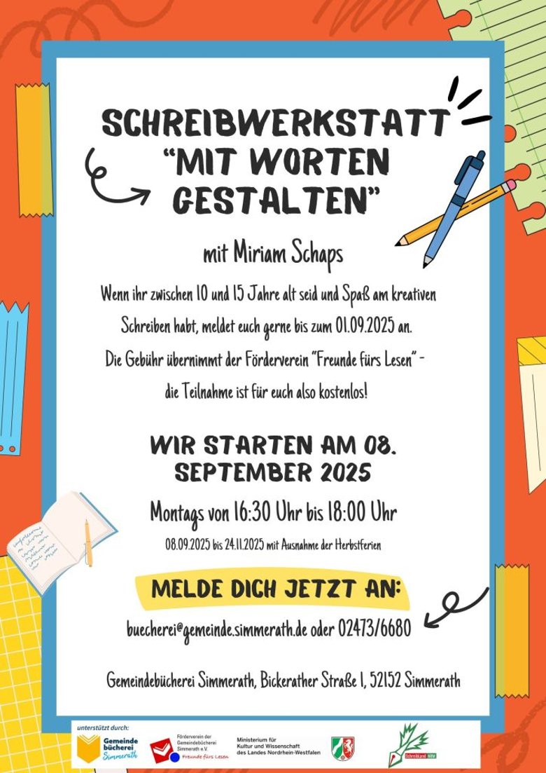 SChreibwerkstatt “Die Welt in Worten” - 1 SChreibwerkstatt “Die Welt in Worten” - 1