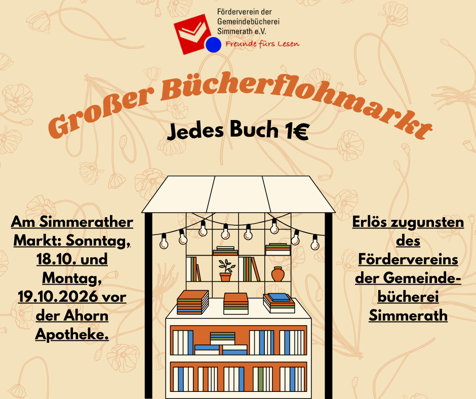 Brown and Red Illustration Minimalist Book Store Promotion Facebook Post - 1