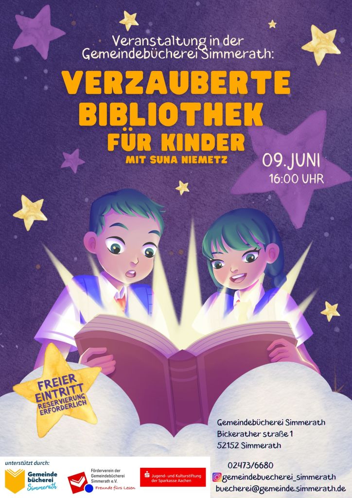 Verzauberte Bibliothek für Kinder mit regina sommer - 1